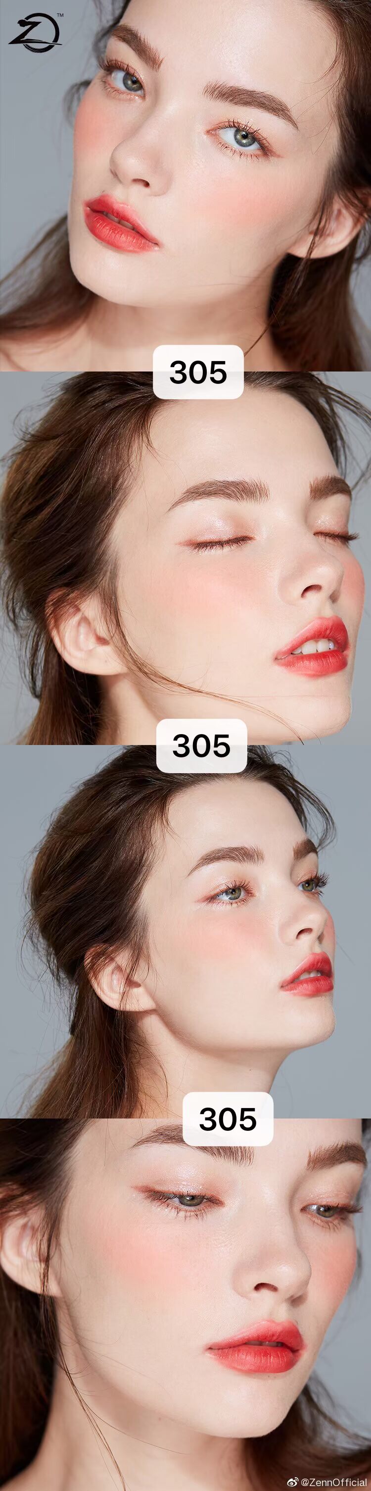 Mới zenn đơn sắc phấn má hồng tự nhiên trang điểm đỏ da sáng màu sắc âm thanh nổi sửa chữa năng lực màu hồng cam trắng mới bắt đầu - Blush / Cochineal bảng má hồng 3ce