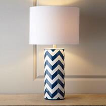 Nordic modern minimalist ceramic desk lamp bedroom bedside lamp study living room decoration fashionable pink blue Mediterranean