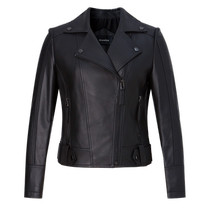 (Actor Qiao Xin Star Series) Kelaidier 2024 new autumn fashion Mianyang leather jacket