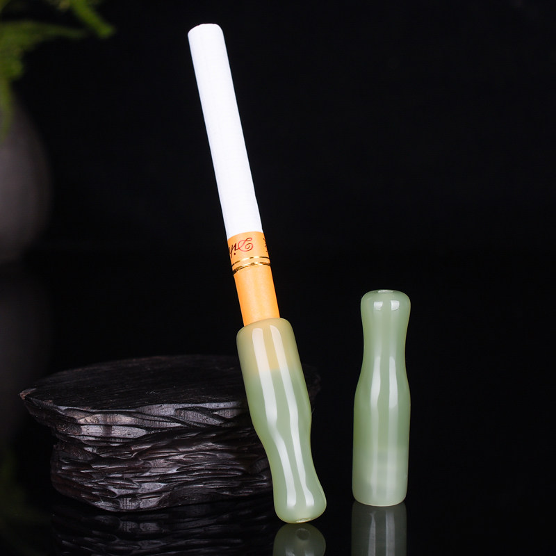和田玉竹节烟杆和岫玉烟嘴，这些老式旱烟袋真的健康吗？-烟嘴-淘宝好物网