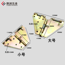  Folding round table butterfly hinge 0 degree 180 degree extension plate Flap thickened hardware spring hinge Furniture iron accessories