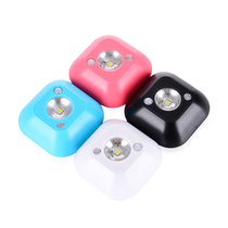 Wireless free-to-punch human body LED induction lamp House front clothes cabinet Mini small night light Automatic light control lamp