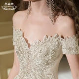 Свадебное платье для невесты, 2020, открытые плечи