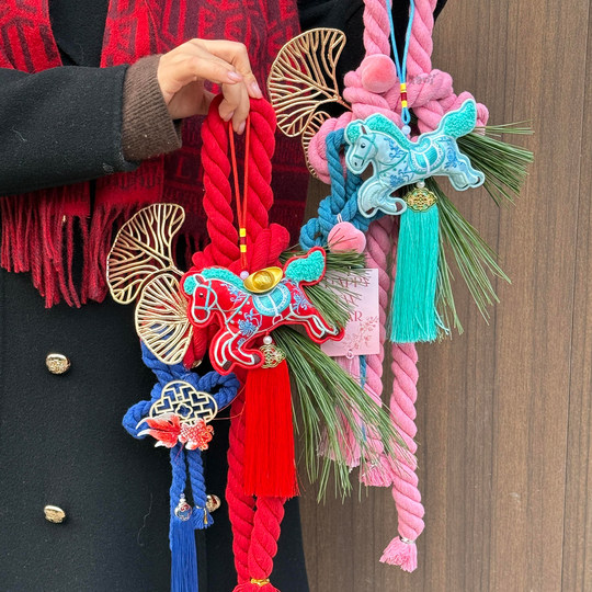 新年装饰新中式门挂成品万字结挂件中国结挂饰氛围布置新年礼物