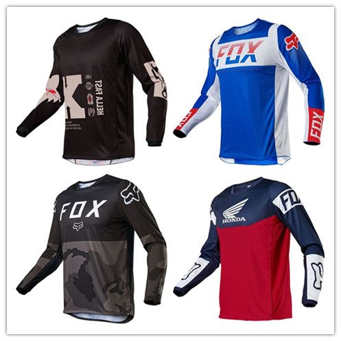 New product cross-country foreign trade cross-country motorcycle mountain bike long-sleeved men's and women's T-shirt children's riding downhill clothing customization