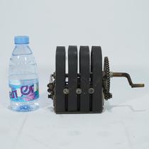 Western Antiques 1910s American Vintage Telephone Accessories Hand Crank Generator Can Generate Power Science Collection