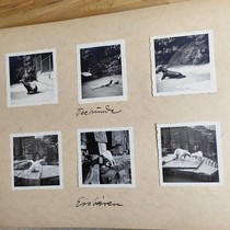 1939 German Antique Old Photo Album Commemorative Book Collection of Vintage Nostalgic Decorative Props Ornaments