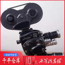 WESTERN ANTIQUE FRENCH BEAULIEU 16mm MM MOTION PICTURE FILM CAMERA THREE-LENS MECHANICAL OK