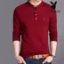 Đặc biệt hàng ngày Playboy mùa hè nam dài tay cotton mỏng thể thao giản dị Áo sơ mi POLO nam phù hợp với áo thun áo thun 3 lỗ nam Áo phông dài