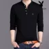 Đặc biệt hàng ngày Playboy mùa hè nam dài tay cotton mỏng thể thao giản dị Áo sơ mi POLO nam phù hợp với áo thun áo thun 3 lỗ nam Áo phông dài