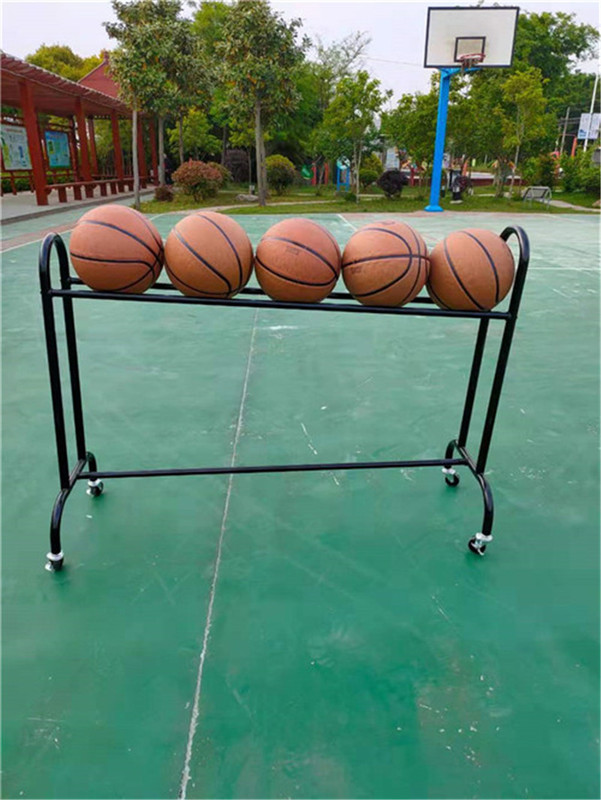 Three-Point Basketball Stand, Cart for Carrying Balls, Training Soccer Display Rack, Storage Rack, Display Rack, Kindergarten Volleyball