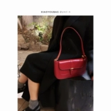 Сумка на одно плечо, сумка подмышку для невесты, вместительные и большые красные свадебные туфли