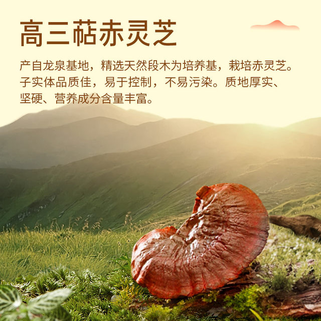 Kangenbei Broken Ganoderma Spore Powder ເພື່ອເພີ່ມພູມຕ້ານທານທີ່ບໍ່ແມ່ນ Changbai Mountain Linzhi ຂອງຂວັນ 2g * 30 Pack