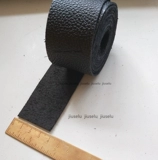 Черный кожаный аксессуар для сумки, из натуральной кожи