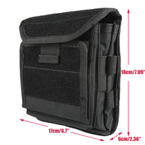 900D Oxford cloth outdoor MOLLE Special Service hanging bag tactical map bag EDC mobile phone debris sorting storage bag