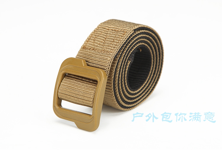 Quân đội ngụy trang chiến thuật ngoài trời hai mặt S vành đai độ bền cao nylon leo vành đai hai lớp đa năng nam giới và phụ nữ vành đai đai nịt bụng latex chính hãng