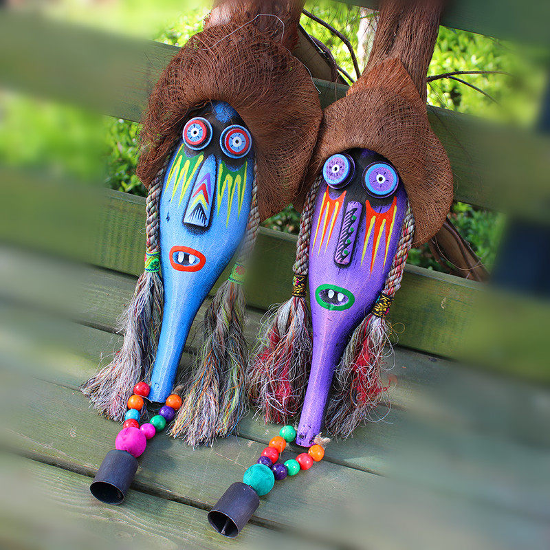 Ethnic wind chimes pendant Yunnan Lijiang bar hanging home personality wall hanging creative decorative wall decoration large