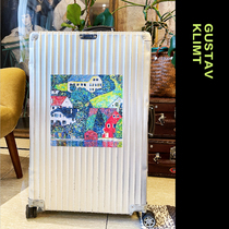 Klimt Secession Large Luggage Sticker Waterproof Full Sticker Artist Personalized Seamless Moisture-Removable Sticker