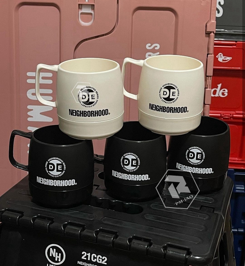 飘渺现货NEIGHBORHOOD NH.ODE P-MUG CUP联名保温水杯咖啡杯21AW