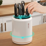 Крутящаяся универсальная сушилка для домашнего использования, палочки для еды, нож, система хранения