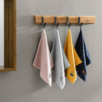 Wash face towels cute little fresh thickened South Korean wipe hand towels Nordic Absorbent Toilet Children Hanging small towels