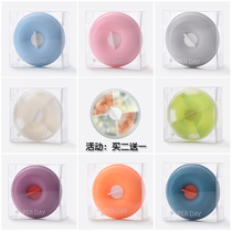 Small medicine box Portable one-week dispensing medicine box Portable storage medicine box Mini medicine pill box Sealed medicine box