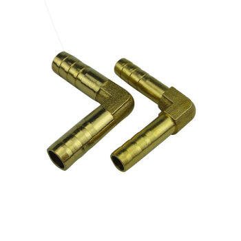 Copper double head pagoda elbow gas pipe connector 6MM 6MM 8MM 10MM 90 degrees Iso Diameter Pagoda Right Angle