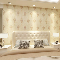 Seamless Wall cloth TV Wall European Wall cloth bedroom living room background Wall Wall cloth single European flower embroidery wall cloth 3D