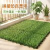 Patch grass suspended splicing lawn blocks plastic lawn mat