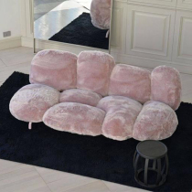 Italian designer furry powder bashing sofa edra Cipria Sofa Prototype Room Single Multiperson Sofa