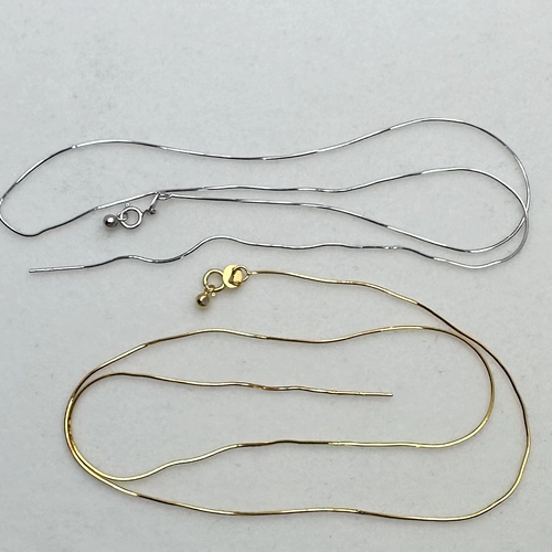 Цепочка, бусины из жемчуга, аксессуары, серебро 925 пробы, 45см