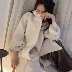 Áo khoác cashmere màu be trong đoạn văn dài nữ mùa thu đông áo khoác da nữ Trung bình và dài Coat