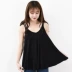 Kích thước lớn mùa hè của phụ nữ mặc modal vest nữ lỏng lẻo nhỏ sling đáy áo sơ mi đu lớn che bụng áo 200 kg - Áo ba lỗ áo khoác nỉ nữ Áo ba lỗ