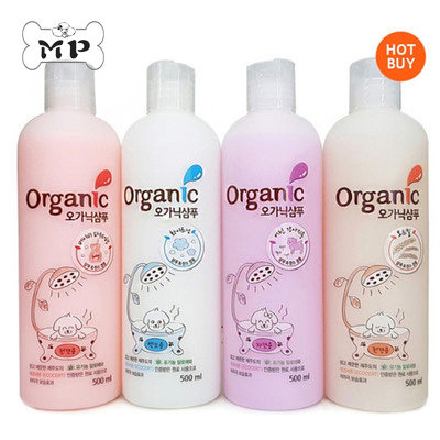 Spot ~ Korean imports Organic dogs Aloe Vera moisturizing baby Pink Skin-whitening Shampoo 500ml