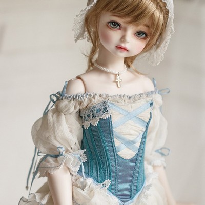 taobao agent 1/4bjd/SD Girls' Palace Storm Dress Myou4 Doudou Noble Skirt Set+Wig+Shoes