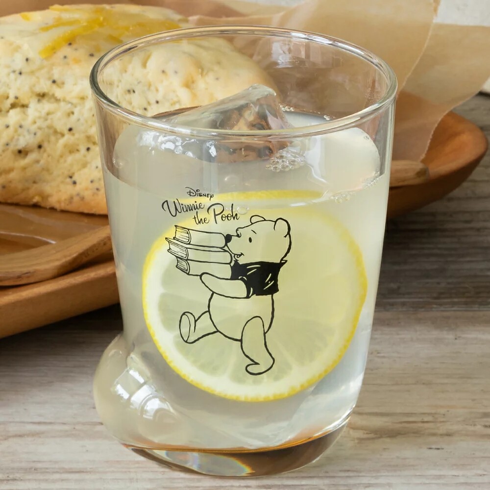 Japan aderia Ishizuka Glass Winnie the Pooh Winnie the Pooh Footprint Glass Cat Foot Cup