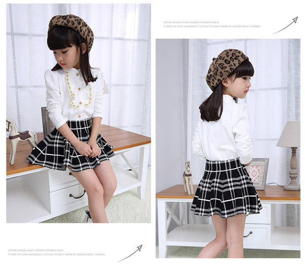 Jupe pour fille en mélange - Ref 2048942 Image 39