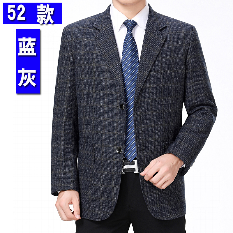 Mùa xuân và mùa thu Daddy Bộ đồ nóng miễn phí dành cho người trung niên - Cao bồi quần jean nam ống rộng