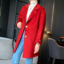 Double-sided cashmere coat womens short 2021 New Spring temperament high-end retro belt small woolen coat