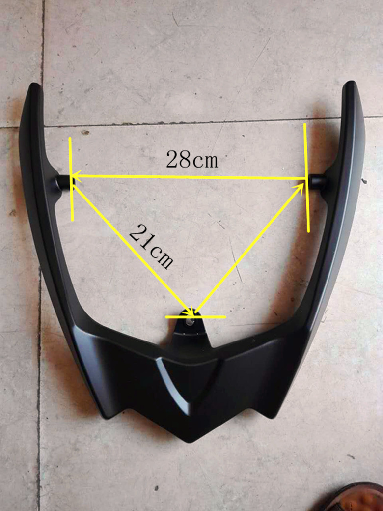 Zhongxun Ying Shang collar electric car electric car rear hanger backrest black aluminum rear hanger shelf tail box rack pedal