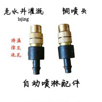 Copper nozzle long life atomization micro-mist agricultural sprayer watering spray cooling dust removal micro-spray irrigation system