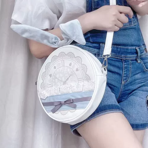 Оригинальные карманные часы, портативная милая сумка через плечо, надевается на плечо, стиль Лолита