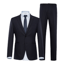 HLA Heilan House Flat Lapel Suit Suit 2024 Spring and Summer New Style Brooch Embellished Slim Business Suit Western Men