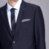 HLA / Haishu House Slim len suit 2018 mùa thu mới kinh doanh phẳng cổ áo phù hợp với nam quần short nam kaki Suit phù hợp