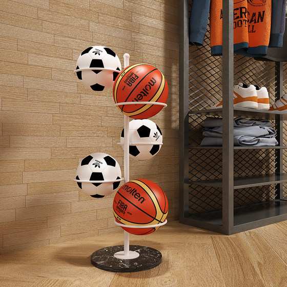 Home football volleyball basketball storage rack ball display ball rack kindergarten ball rack ball storage rack