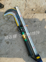 Sickle hackeret bamboo knife grass cutting tool Rice scimitar agricultural gardening knife machete Crescent knife agricultural pruning