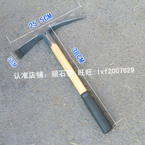 Handmade picks flat pointed manganese steel forged digging wild vegetables outdoor small vegetable garden garden gardening garden agricultural durable