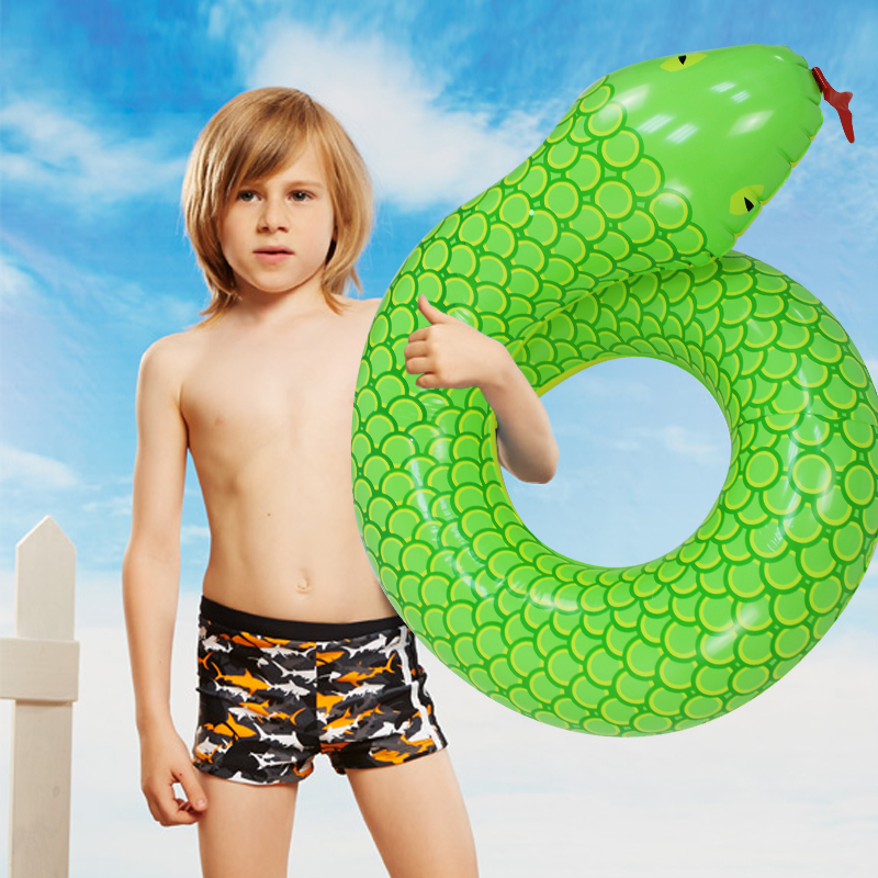 Creative Snake Styling Children Swimming Circle 3-6-10 Year Old Child Axillary Lifebuoy Male And Female Child Male Inflatable