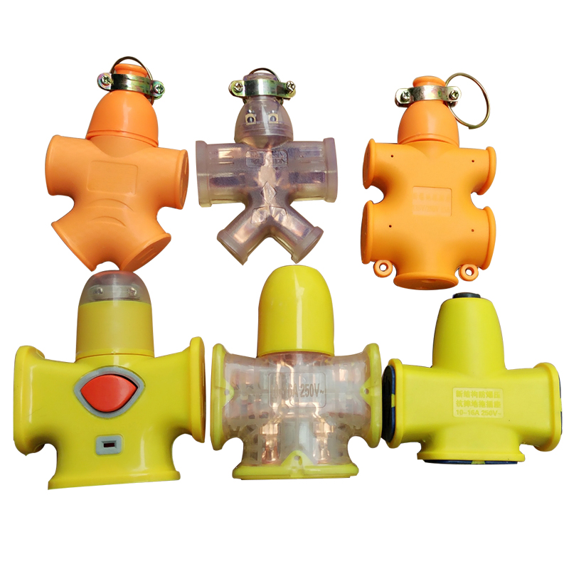 10 large wooden characters plug-in anti-fall electric car charging home engineering wiring board row socket plug-in wireless-Taobao