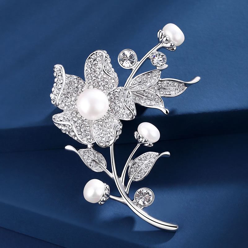 Lydikana brooch female high-end luxury atmosphere pearl corsage accessories suit jacket coat sweater accessories